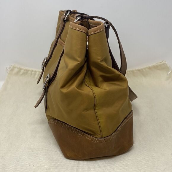 Authentic PRADA Tote Bag Leather & Nylon - Picture 10 of 16
